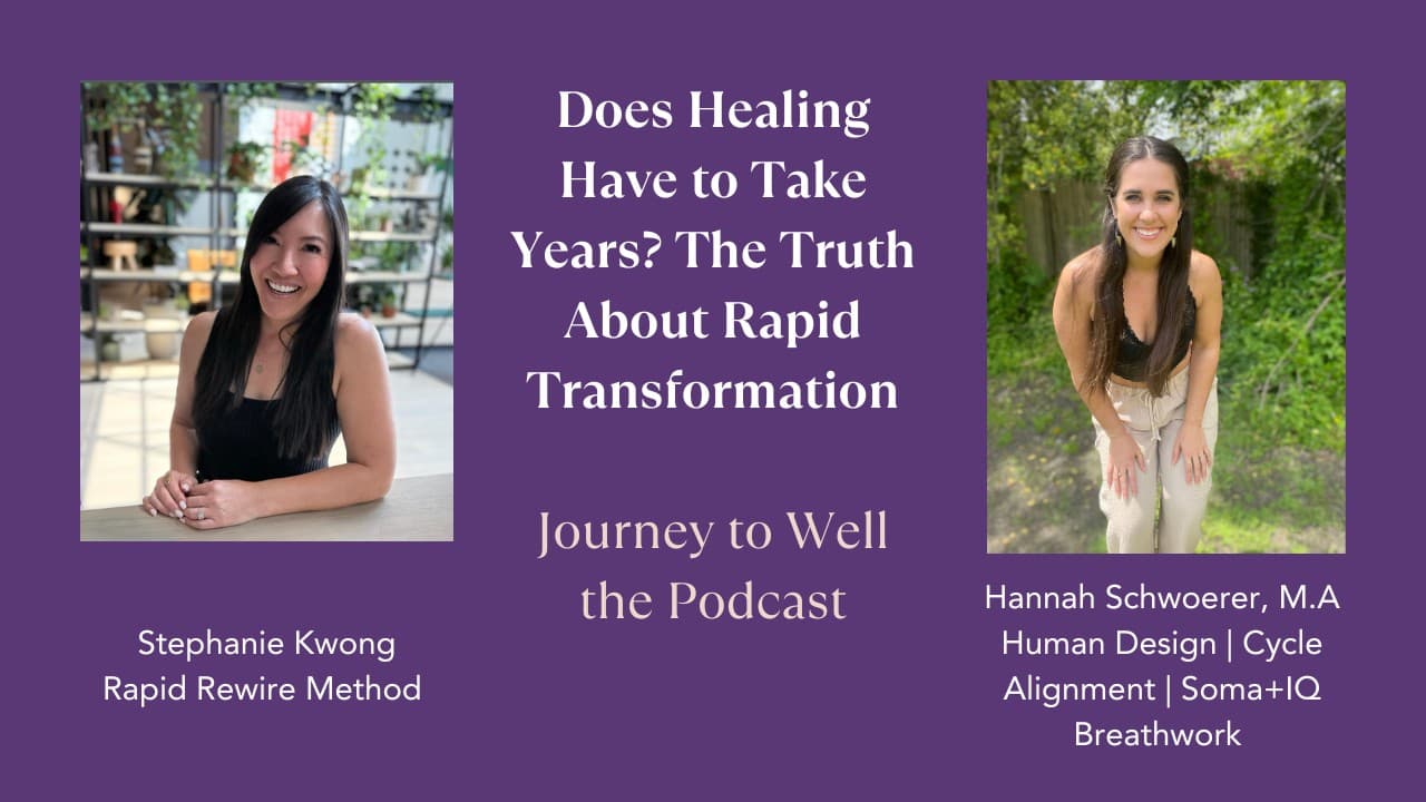 Does Healing Have to Take Years? The Truth About Rapid Transformation | Stephanie Kwong